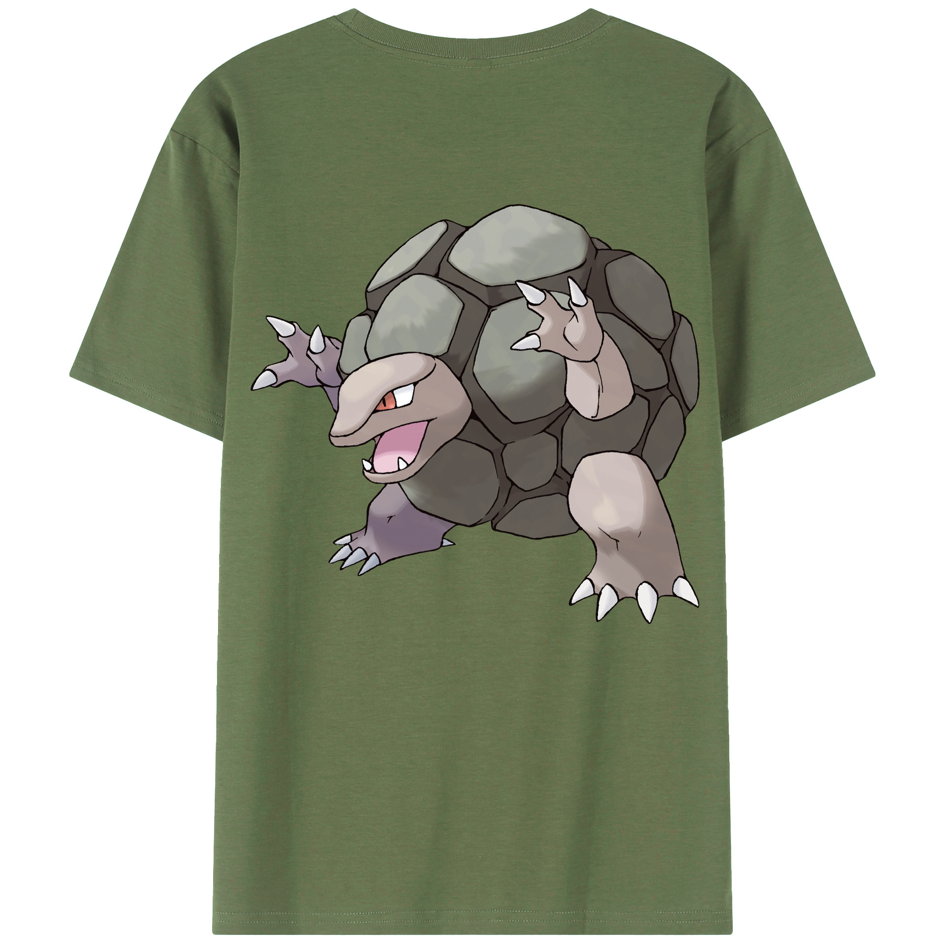 （画像用） ポケットモンスター Pokémon 綿100％ メンズ半袖Tシャツ（バックプリント） 通気性